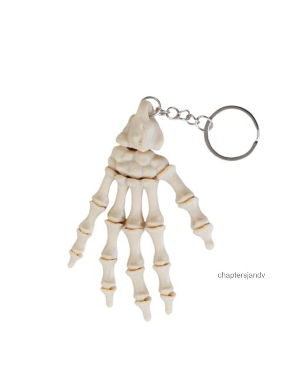 Skeleton Hand Keychain Gothic Halloween Bag Charm Purse Accessory